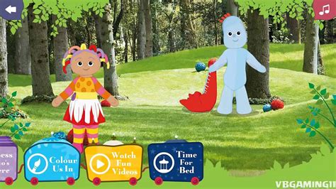 cbeebies games in the night garden